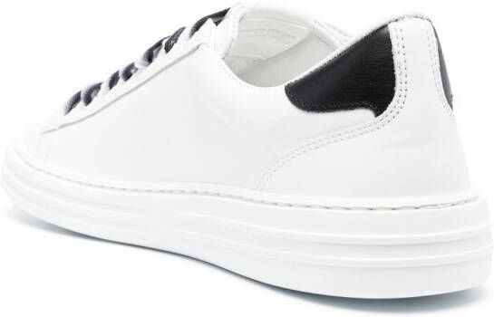 MSGM text-print low-top sneakers White