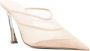 Mugler 95mm mesh mules Neutrals - Thumbnail 2