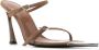 Mugler 95mm suede sandals Brown - Thumbnail 2