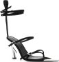 Mugler Fang 95mm sandals Black - Thumbnail 2