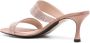 Nº21 70mm rhinestone-embellished calf-leather mules Pink - Thumbnail 3