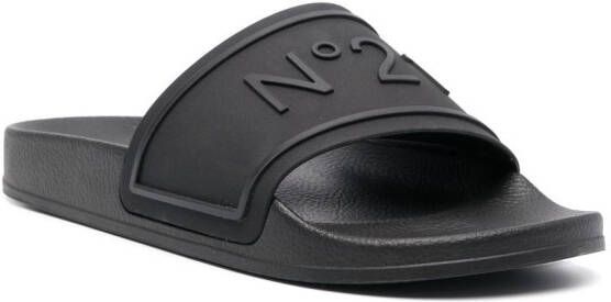 Nº21 Flip Flops & Slides Black