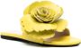 Nº21 floral-appliqué flat sandals Yellow - Thumbnail 2