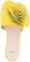 Nº21 floral-appliqué flat sandals Yellow - Thumbnail 4