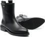 Nº21 Kids logo-plaque leather ankle boots Black - Thumbnail 2