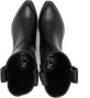 Nº21 Kids logo-plaque leather ankle boots Black - Thumbnail 3