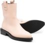 Nº21 Kids logo-plaque leather ankle boots Neutrals - Thumbnail 2