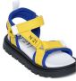 Nº21 Kids logo-print lug-sole sandals Yellow - Thumbnail 4