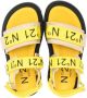 Nº21 Kids logo-print touch-strap sandals Yellow - Thumbnail 3