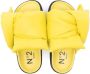 Nº21 Kids padded leather sandals Yellow - Thumbnail 3