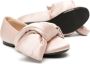 Nº21 Kids twist-detail satin ballerina shoes Neutrals - Thumbnail 2