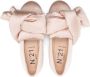 Nº21 Kids twist-detail satin ballerina shoes Neutrals - Thumbnail 3