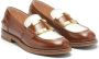 Nº21 logo-plaque two-tone loafers Brown - Thumbnail 2