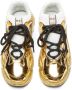 Nº21 metallic lace-up sneakers Gold - Thumbnail 4