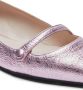 Nº21 metallic leather ballerina shoes Pink - Thumbnail 5