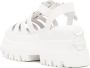 NAKED WOLFE Devil 90mm caged platform sandals White - Thumbnail 3