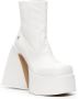 NAKED WOLFE Jane leather platform boots White - Thumbnail 2