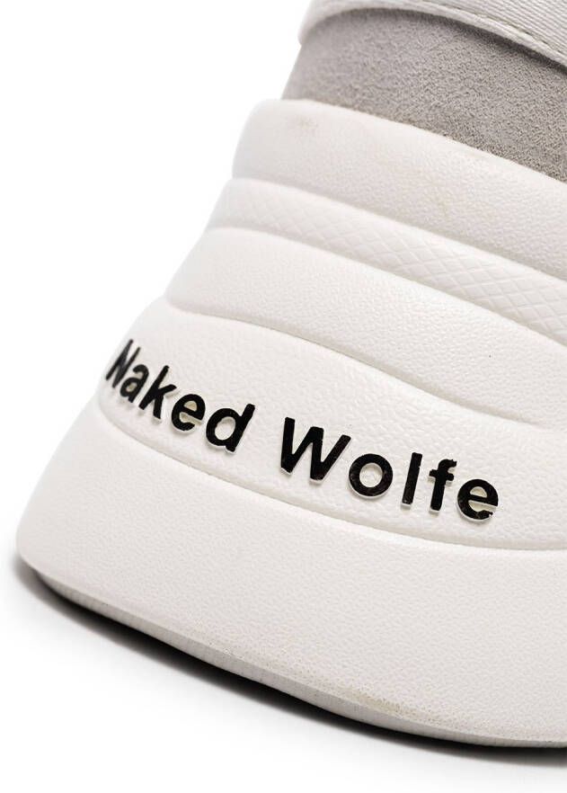 NAKED WOLFE Track chunky sneakers White