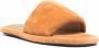 Nanushka logo-embossed leather sandals Yellow - Thumbnail 2