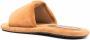 Nanushka logo-embossed leather sandals Yellow - Thumbnail 3