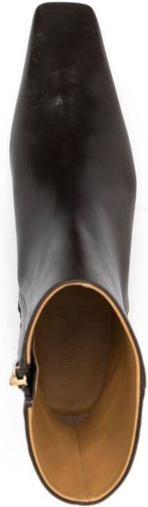 Nanushka stud-embellished heel boots Brown