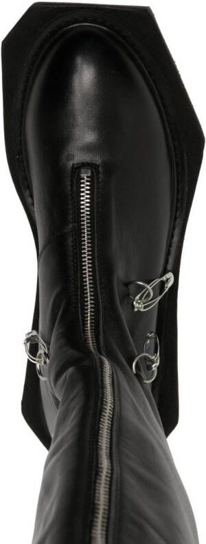 Natasha Zinko Box 85mm thigh-high boots Black