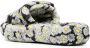 Natasha Zinko floral-print platform slides Black - Thumbnail 3