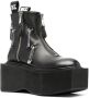 Natasha Zinko platform zipped 95mm boots Black - Thumbnail 2