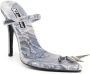 Natasha Zinko spike-toe heeled sandals Blue - Thumbnail 2