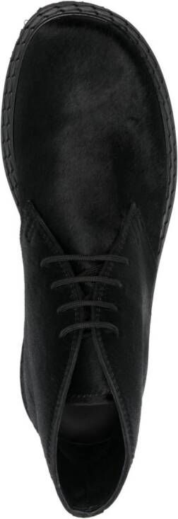 Neil Barrett Desert leather ankle boots Black