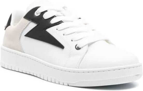 Neil Barrett Duran leather sneakers White