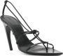 Nensi Dojaka 100mm leather sandals Black - Thumbnail 2