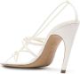 Nensi Dojaka 110m pointed-toe leather sandals White - Thumbnail 3