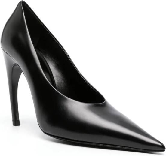 Nensi Dojaka 110mm leather pumps Black