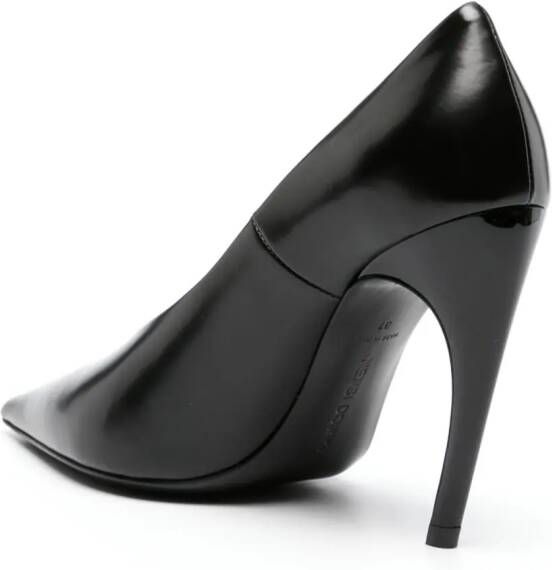 Nensi Dojaka 110mm leather pumps Black