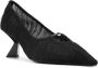 Nensi Dojaka 75mm sculpted-heel tulle pumps Black - Thumbnail 2