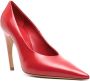 Nensi Dojaka Curved 110mm leather pumps Red - Thumbnail 2