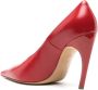 Nensi Dojaka Curved 110mm leather pumps Red - Thumbnail 3