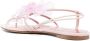 Nensi Dojaka faux-flower leather sandals Pink - Thumbnail 3