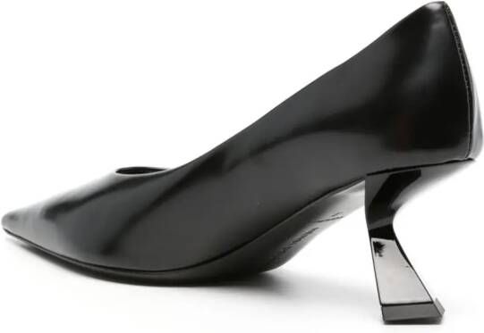 Nensi Dojaka pointed-toe leather pumps Black
