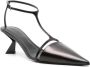 Nensi Dojaka sculpted-heel leather pumps Black - Thumbnail 2