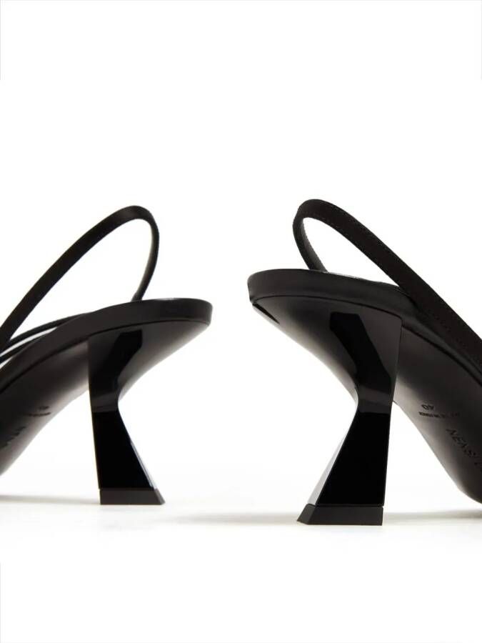 Nensi Dojaka slingback leather sandals Black