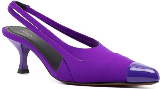 NEOUS 60mm pointed-toe pumps Purple