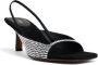 NEOUS Kamui Jewel 65mm sandals Black - Thumbnail 2