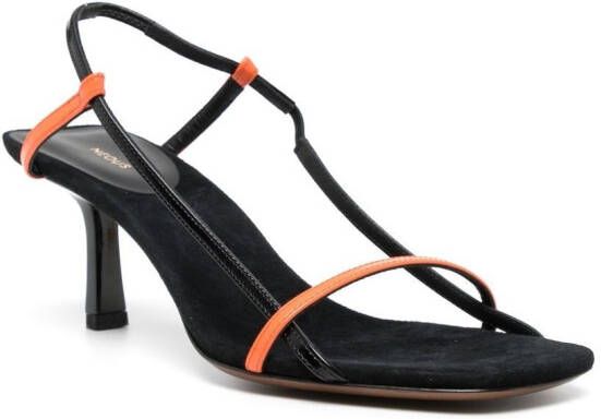NEOUS Merga 65mm heel sandals Black