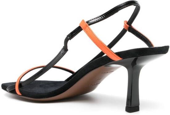NEOUS Merga 65mm heel sandals Black