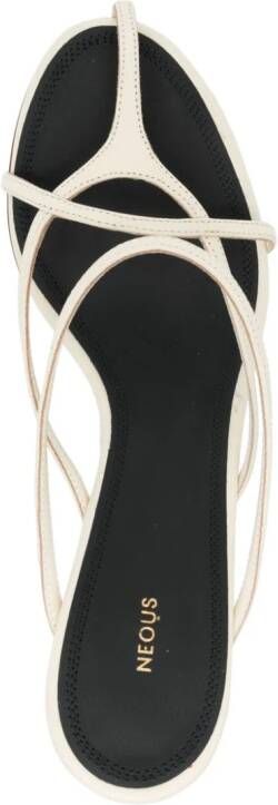 NEOUS Pherka 80mm sandals White