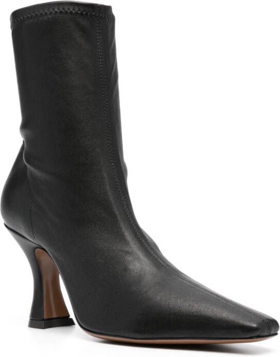 NEOUS Ran 85mm leather ankle boots Black