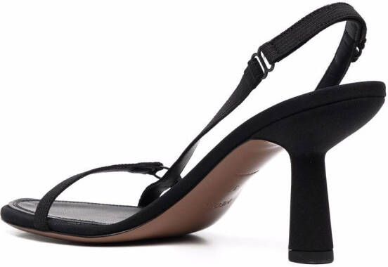 NEOUS strap-design 80mm sandals Black