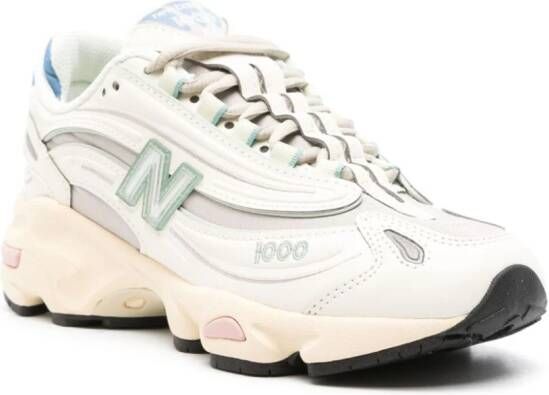 New Balance 1000 contrasting leather snekaers Neutrals